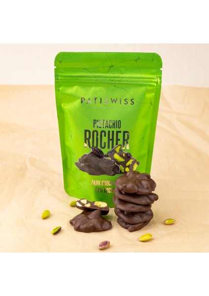 Rocher Bitter Çikolatalı Antep Fıstıklı 80g indirimleri