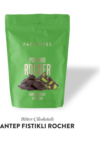 Rocher Bitter Çikolatalı Antep Fıstıklı 80g