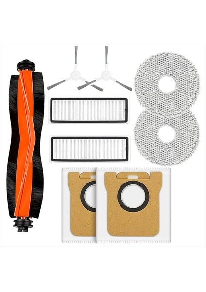 Xiaomi X20+/X10+ Plus, Dreame L10S ULTRA/L10 Ultra Robot Ana Yan Fırça, Filtreler, Paspas Bezleri, Toz Torbaları Için Aksesuarlar (Yurt Dışından)