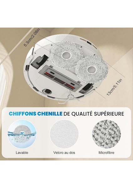 Xiaomi X20+/X10+ Plus, Dreame L10S ULTRA/L10 Ultra Robot Ana Yan Fırça, Filtreler, Paspas Bezleri, Toz Torbaları Için Aksesuarlar (Yurt Dışından) fırsatları