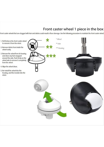 E5 E6 I1 I2 I3 I4 I5 I6 I7 I8 J5 J6 J7 J8 ve Tüm Artı Iej Serisi Elektrikli Süpürge Fırça Filtre Tekerlekleri (Yurt Dışından) modelleri