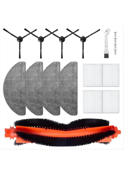 Honiture V8 Pro Için, Lubluelu L20 Robot Süpürge Ana Yan Fırça Hepa Filtre Paspas Bezi Yedek Parçaları (Yurt Dışından)