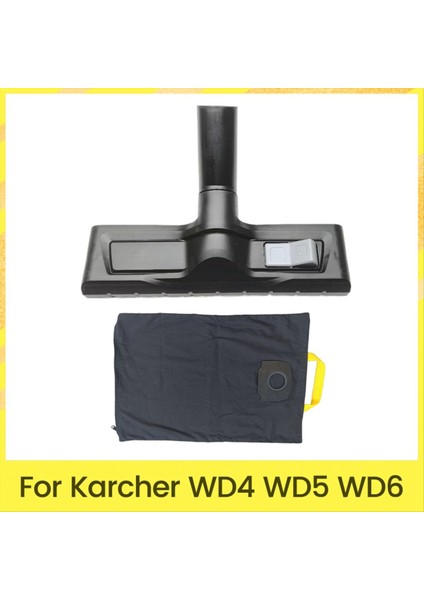 Karcher Wd4, Wd5, Wd6, WD6P Elektrikli Süpürge Yedek Zemin Fırçası ve Toz Torbaları Için Islak Kuru Emiş Ucu (Yurt Dışından)