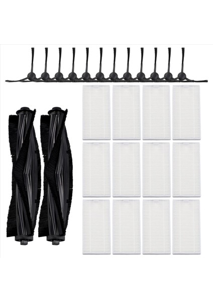 Midea W20 / W20 Pro Robot Süpürge Ana Yan Fırça Hepa Filtre Aksesuarları Yedek Parçaları (Yurt Dışından)