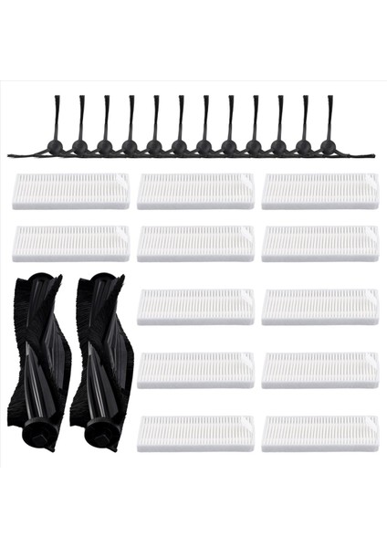 Midea W20 / W20 Pro Robot Süpürge Ana Yan Fırça Hepa Filtre Aksesuarları Yedek Parçaları (Yurt Dışından) modelleri