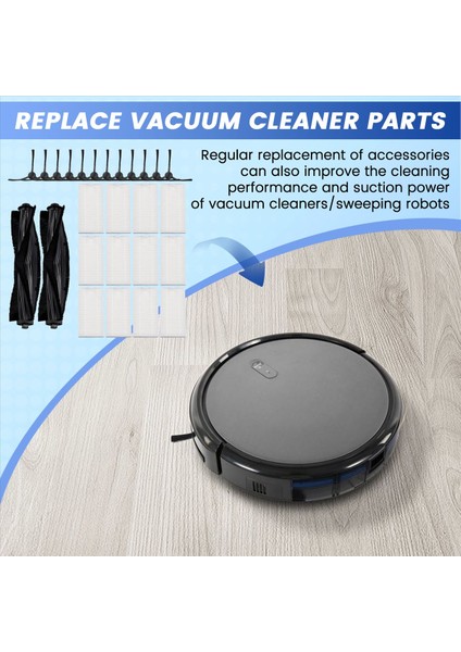 Midea W20 / W20 Pro Robot Süpürge Ana Yan Fırça Hepa Filtre Aksesuarları Yedek Parçaları (Yurt Dışından) fırsatları
