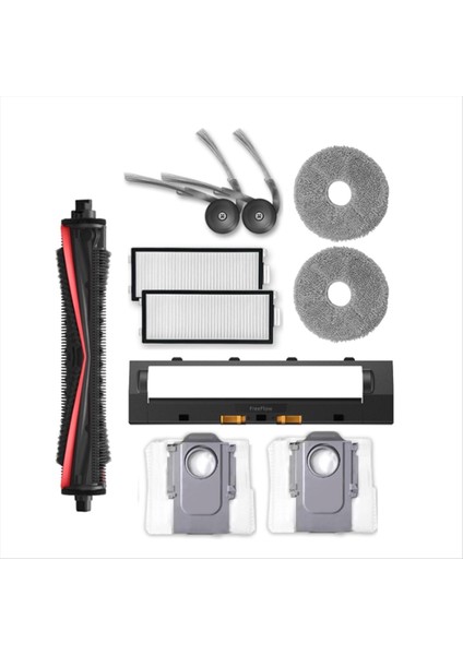Roborock Saros Z70/SAROS Z70 ULTRA/G30 Space Vakum Aparatları Için 10 Adet Silindir Yan Fırça Toz Torbası Filtreler Paspas Pedleri (Yurt Dışından)