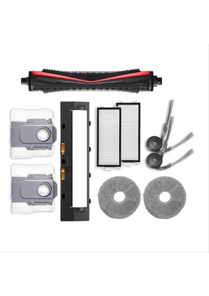 Roborock Saros Z70/SAROS Z70 ULTRA/G30 Space Vakum Aparatları Için 10 Adet Silindir Yan Fırça Toz Torbası Filtreler Paspas Pedleri (Yurt Dışından) modelleri