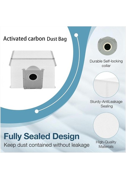 Ecovacs Deebot X8 Pro Omni / T50 Pro / T50 Max Için Yeedi S14 Plus Elektrikli Süpürge Torbaları Için Yedek Toz Torbaları (Yurt Dışından) fırsatları