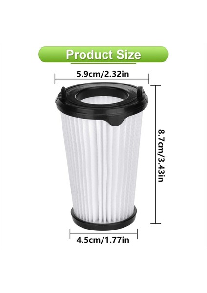 Electrolux Ergorapido Dikey Elektrikli Süpürge EHVS2510AW VS3510AR'A Uygun 6'lı Paket Vaf-1 Filtre Yedeği, Parça EL65522 (Yurt Dışından) modelleri