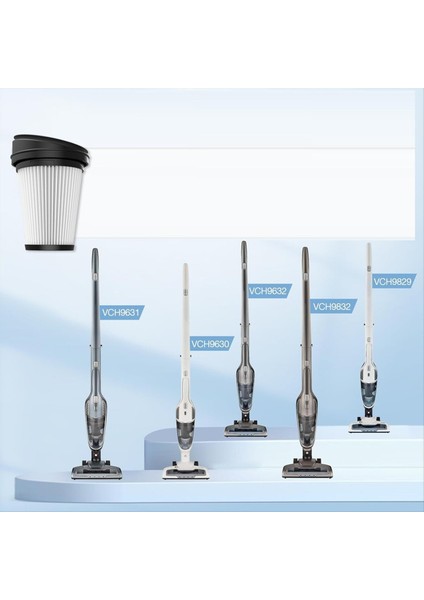 VCH9829 VCH9832 VCH9630 VCH9631 VCH9632 2in1 Akülü El Elektrikli Süpürge Için 6 Paket Yedek Filtreler (Yurt Dışından) fırsatları