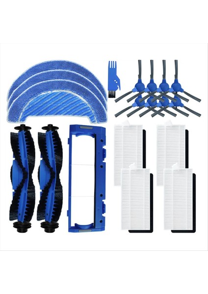 Conga 1090 1790 Titanium Ultra Elektrikli Süpürge Ana Yan Fırça Filtresi Paspas Fırça Kapağı Parça Aksesuar Seti (Yurt Dışından)
