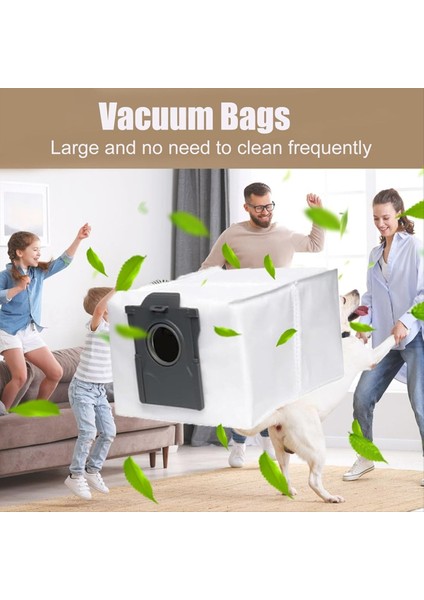 Dreame S50 PRO/S50 Ultra/mova P60 Için Aksesuar Seti Ana Yan Fırçalı Süpürge Torbaları Filtreler Paspas Pedleri Koku Giderme Modülü (Yurt Dışından) modelleri