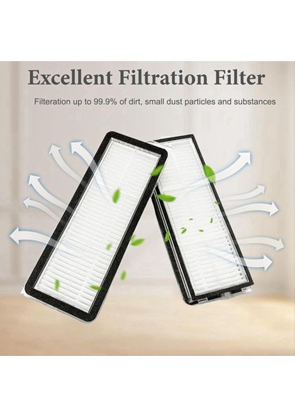 Roborock Qrevo CURV/P20 Pro Süpürge Aksesuarları Ana Yan Fırça Filtre Bezi Toz Torbası Temizleyici Parça Değişimi (Yurt Dışından) modelleri