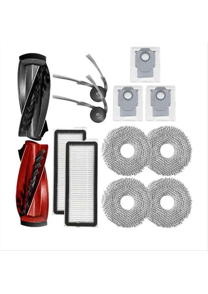 Roborock Qrevo CURV/P20 Pro Süpürge Aksesuarları Ana Yan Fırça Filtre Bezi Toz Torbası Temizleyici Parça Değişimi (Yurt Dışından) fırsatları