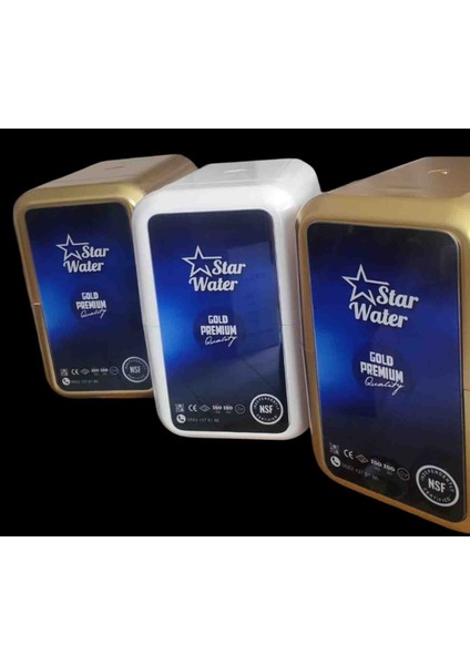 Su Aritma Starwater Antibaktriyel Metaltank 8lt Su Kapasitesi Lux Musluk Lg Chem 80GPT Membran Teknolojisi 12 Aşama Miltimineral Canlı Su Özellikli Pompasız Az Atık Oranı Kaplı Kasa Tersosmoz Sistem