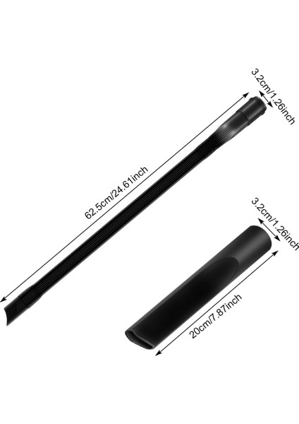 Elektrikli Süpürgeler Için Uzatılmış Yumuşak Dar Alan Temizleme Aparatı, Düz Nozul Uzatması, Araba Koltukları ve Mobilyaların Temizliği Için Uygun (Yurt Dışından) modelleri