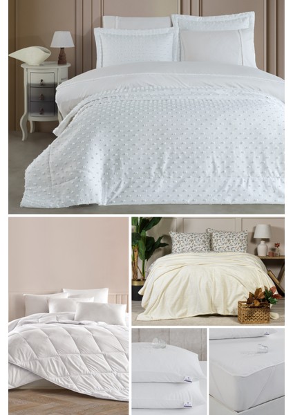 Nora Çeyiz Paketi 14 Parça Krem