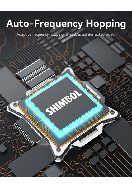 Tp Nano Kablosuz Video Aktarım Sistemi 2000 Mah Dahili Pil Fhd Video 150 M Menzil ile 60 Ms