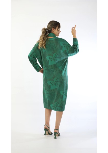 Fular Detaylı Viskoz Büyük Beden Elbise fiyatları