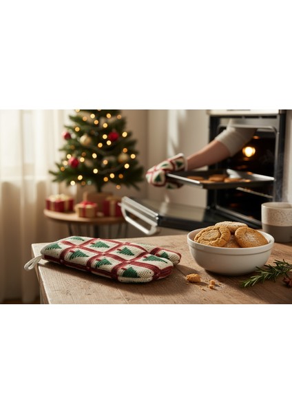 Fırın Eldiveni Yeni Yıl Temalı , Yılbaşı Temalı indirimleri