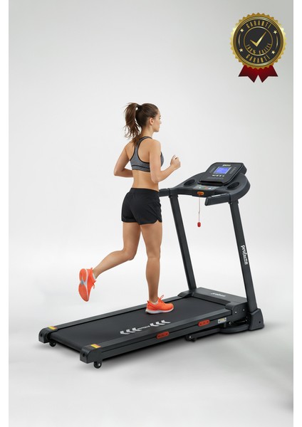 Zeta Otomatik Eğim Koşu Bandı, LED Ekran, Kolay Kurulum, Katlanabilir, 0-14KM/SA