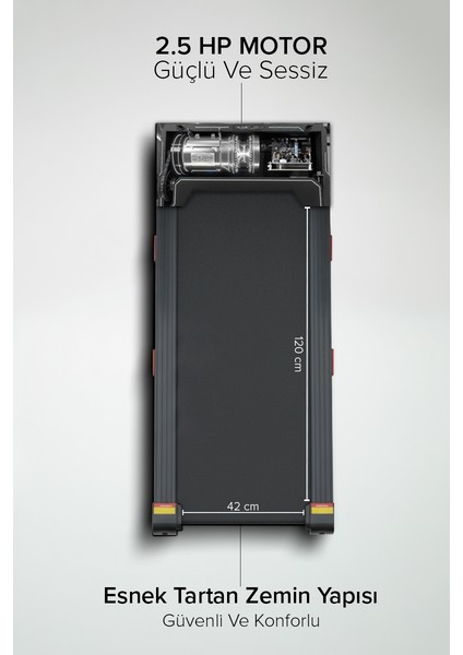 Zeta Otomatik Eğim Koşu Bandı, LED Ekran, Kolay Kurulum, Katlanabilir, 0-14KM/SA fırsatları