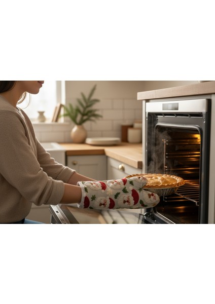 Fırın Eldiveni Yeni Yıl Temalı , Yılbaşı Temalı modelleri