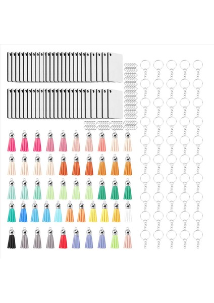 250 Parça Dikdörtgen Süblimasyon Anahtarlık Boş Toplu Süblimasyon Boş Anahtar Zinciri 2 4 Inç Isı Transferi Boş Anahtar Zinciri (Yurt Dışından) fiyatları