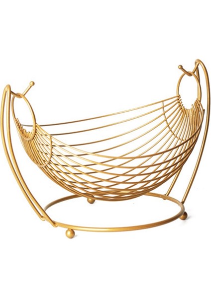 Iskandinav Yaratıcı Meyve Sepeti Atıştırmalık Sepeti Kişiselleştirilmiş Ev Meyve Tepsisi Masaüstü Atıştırmalık Depolama Sepeti (Yurt Dışından)