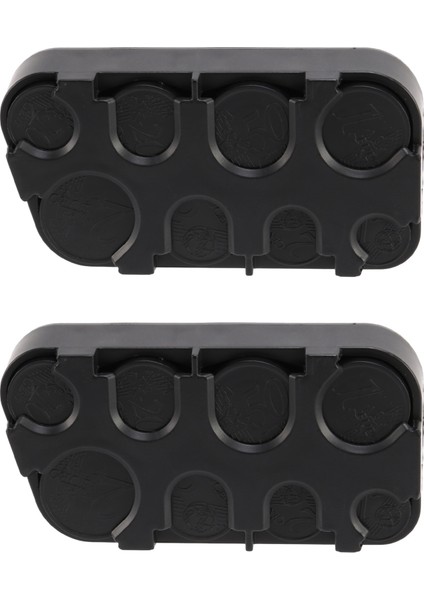 2x Euro Sikke Dağıtıcı Depolama Paraları Depolama Kutusu Dispenser (Yurt Dışından)