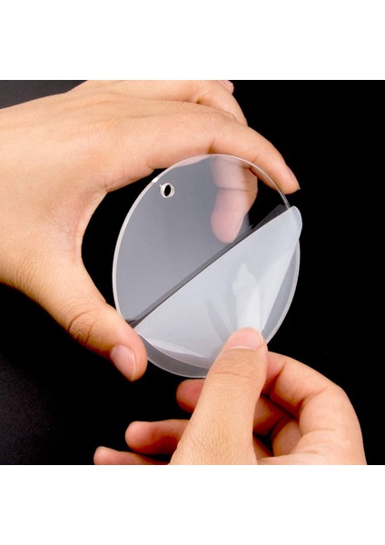 300 Adet 2 Inç Açık Akrilik Anahtarlıklar Deliği ile Boşluklar Dıy El Sanatları Için Dayanıklı Akrilik Disk (1/8 Inç Kalınlığında) (Yurt Dışından) modelleri