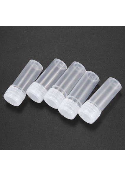 100X Plastik Örnek Şişe 5ml Test Tüpü Laboratuvar Küçük Flakon Depolama Kabı + Kapak (Yurt Dışından) modelleri