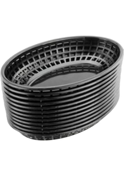 36 Adet Plastik Fast Food Sepetleri Oval Servis Tabağı Kahvaltı Tabakları Patates Kızartması Kek Ekmek Tepsisi Restoran (Yurt Dışından) fiyatları