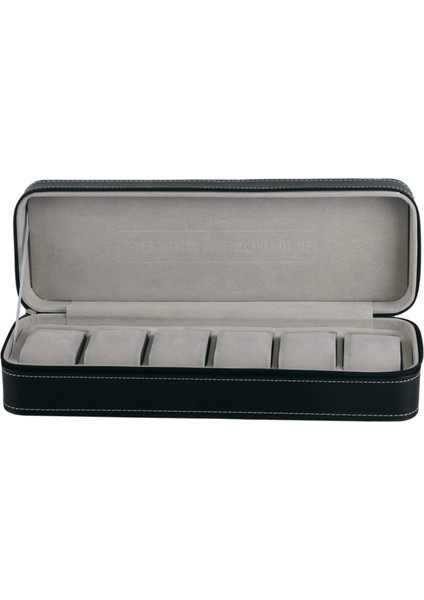 2x 6 Yuva Izleme Kutusu Taşınabilir Seyahat Fermuarı Kılıfı Toplayıcı Depolama Mücevher Depolama Kutusu (Siyah) (Yurt Dışından) fiyatları