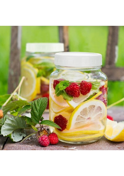 128 Paket Geniş Ağız Mason Kavanoz Kapakları Konserve Kavanozları Için Plastik Depolama Kapakları Sızıntı Korumalı ve Çizgiye Dayanıklı Dirençli Yüzey (Yurt Dışından) indirimleri