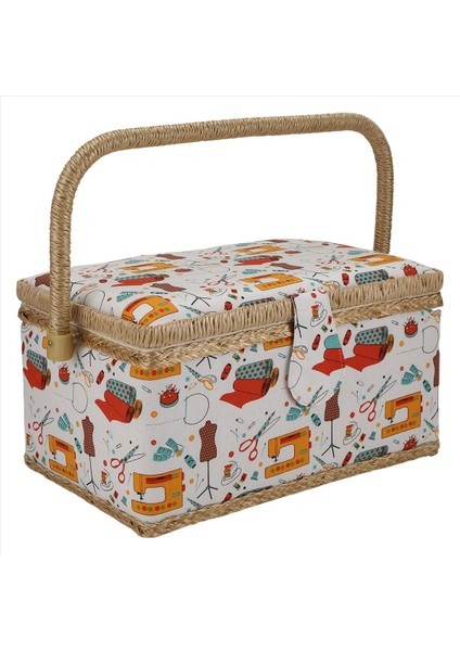 Çıkarılabilir Tepsi Ev Dikiş Depolama Organizatör Kiti Soğmuş Depolama Organizatör Kutusu ile Kumaş Dikiş Sepeti Organizatör (Yurt Dışından) fiyatları