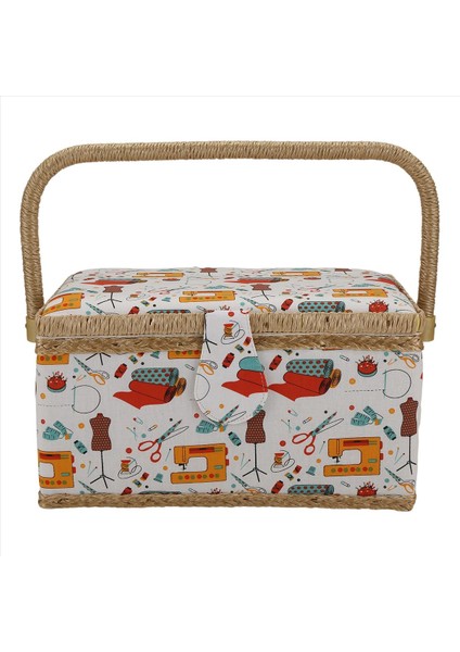 Çıkarılabilir Tepsi Ev Dikiş Depolama Organizatör Kiti Soğmuş Depolama Organizatör Kutusu ile Kumaş Dikiş Sepeti Organizatör (Yurt Dışından) modelleri