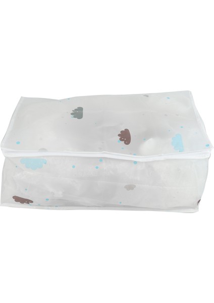 6pcs Katlanabilir Depolama Çanta Giysileri Battaniye Yorgan Dolap Kazak Organizatör Kutusu Ev Depolama Çantaları Beyaz (Yurt Dışından) fiyatları