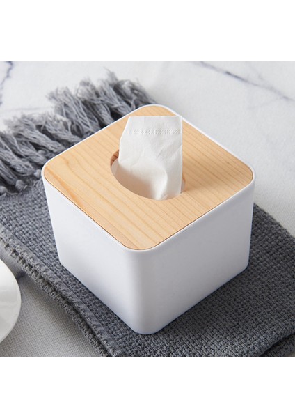 2x Kare Doku Kutusu Doku Kutusu Ahşap Kapaklı Ev Çıkarılabilir Mini Ahşap Doku Kutusu (Yurt Dışından) fiyatları