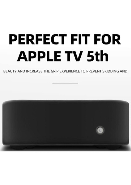 2x Uzak Kılıf ve Tv Kutusu Apple Tv Için Koruyucu Kılıf 4K 5 / 4 - [slip] Şok Geçirmez Silikon Kapak (Yurt Dışından) modelleri