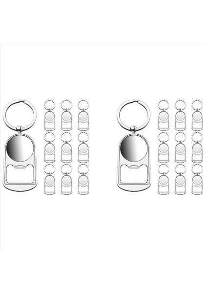20 Adet Süblimasyon Boş Anahtarlık Metal Şişe Açıcı Boş Anahtar Yüzük Isı Transferi Dikdörtgen Süblimasyon Anahtarlık (Yurt Dışından) fiyatları