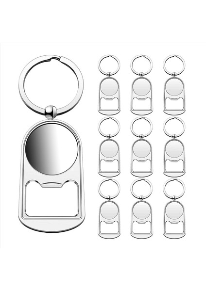 20 Adet Süblimasyon Boş Anahtarlık Metal Şişe Açıcı Boş Anahtar Yüzük Isı Transferi Dikdörtgen Süblimasyon Anahtarlık (Yurt Dışından) fırsatları