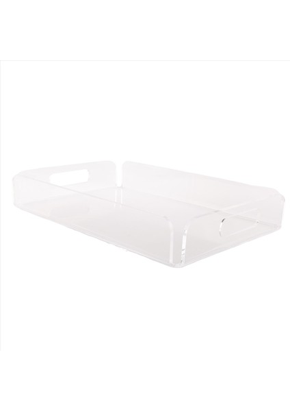 2x Şeffaf Akrilik Tepsisi Akrilik Snack Plakası Çok Fonksiyonlu Depolama Plakası Banyo Havlu Tepsisi (Yurt Dışından) modelleri