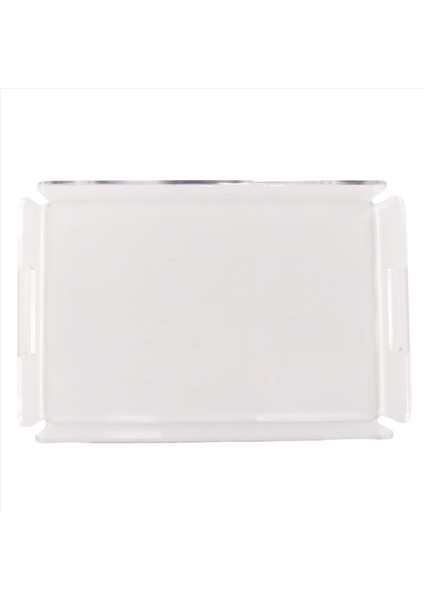 2x Şeffaf Akrilik Tepsisi Akrilik Snack Plakası Çok Fonksiyonlu Depolama Plakası Banyo Havlu Tepsisi (Yurt Dışından) indirimleri