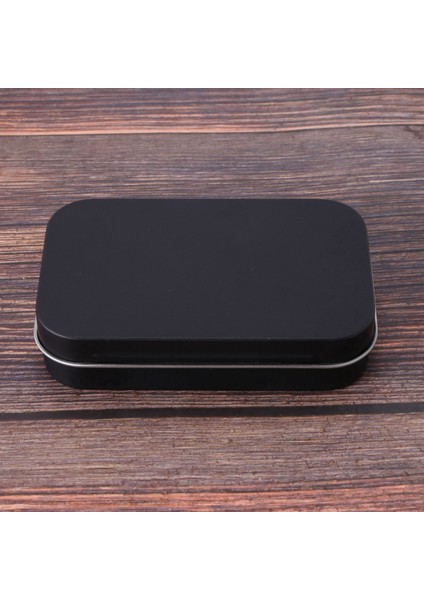 4x 95X60X21MM Siyah Teneke Kutu Siyah Metal Kutu ile Mat Şeker Kutusu Küçük Kutu (Yurt Dışından) indirimleri