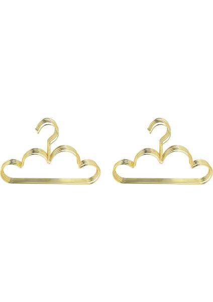 20PCS Askılar Kaymaz Metal Küçük Çocuklar Giysiler Askı Altın Çocuklar Bulut Şekil Ceket Askı Kıyafetleri Depolama Organizatör Rafı (Yurt Dışından)