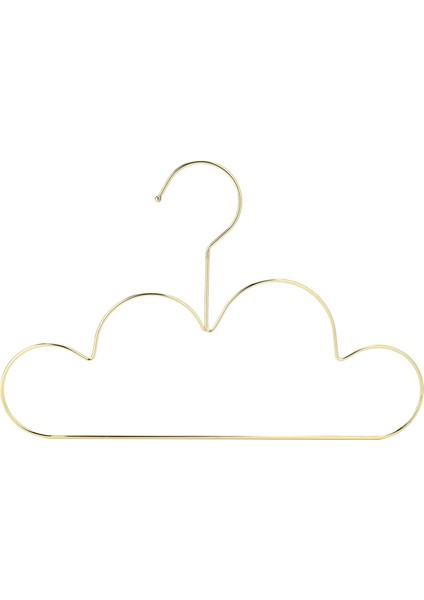 20PCS Askılar Kaymaz Metal Küçük Çocuklar Giysiler Askı Altın Çocuklar Bulut Şekil Ceket Askı Kıyafetleri Depolama Organizatör Rafı (Yurt Dışından) fiyatları