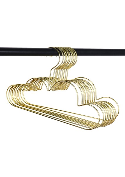 20PCS Askılar Kaymaz Metal Küçük Çocuklar Giysiler Askı Altın Çocuklar Bulut Şekil Ceket Askı Kıyafetleri Depolama Organizatör Rafı (Yurt Dışından) fırsatları