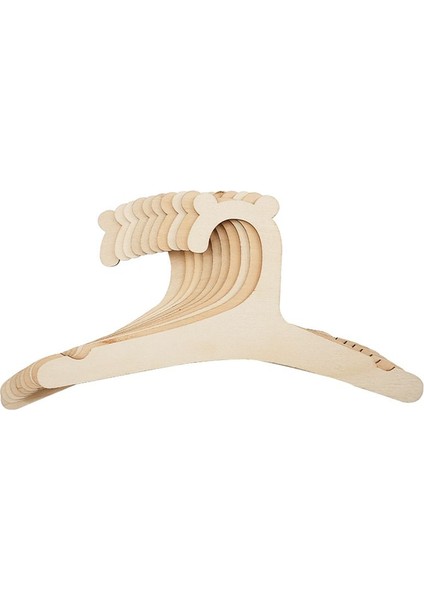 10 Adet Bebek Yaratıcı Askı Rafı Bebek Ahşap Giysiler Ev Ev Kızlar Prenses Oda Kreş Dekoru Çocuklar Için Mevcut (Yurt Dışından)